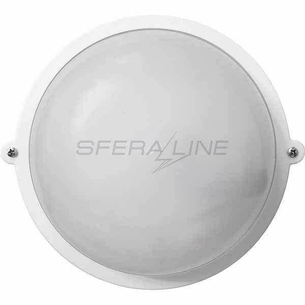 Светильник пылевлагозащищенный светодиодный НПП-65 круг, белый, опаловый, 12В, ПП-1001-07-0/6 LED